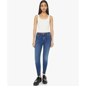 MOTHER The Looker Fray Ankle Jeans Size 25